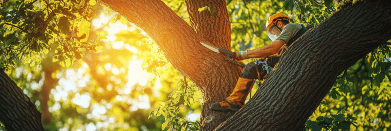 élagage des arbres sécurisé et efficace